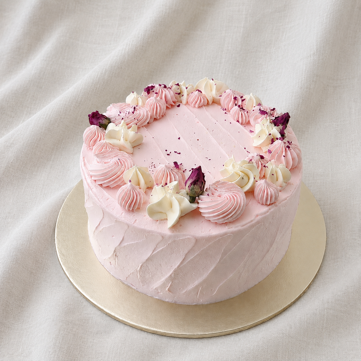 Vegan Lychee Rose Cake *Fruity*