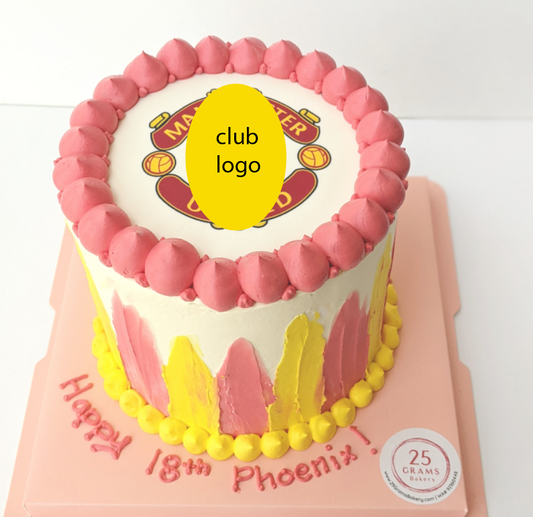 Football Club Cake *GF/V Avail* : Choose Your Team!