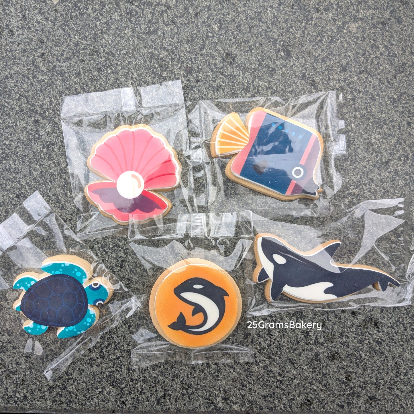 Custom Logo Print / Fondant Message Cookies