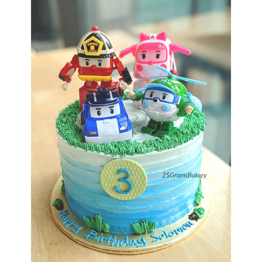 Robocar Poli Cake *GF/V Avail