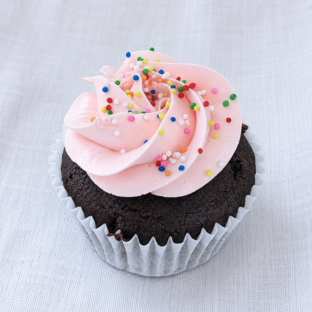 Vegan Raspberry Chocolate Cupcake