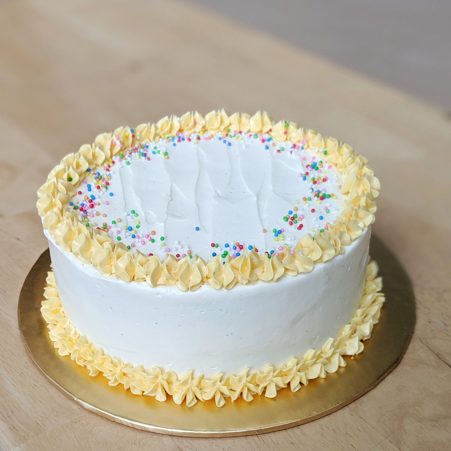 Lemon & Blueberry Vegan Cake
