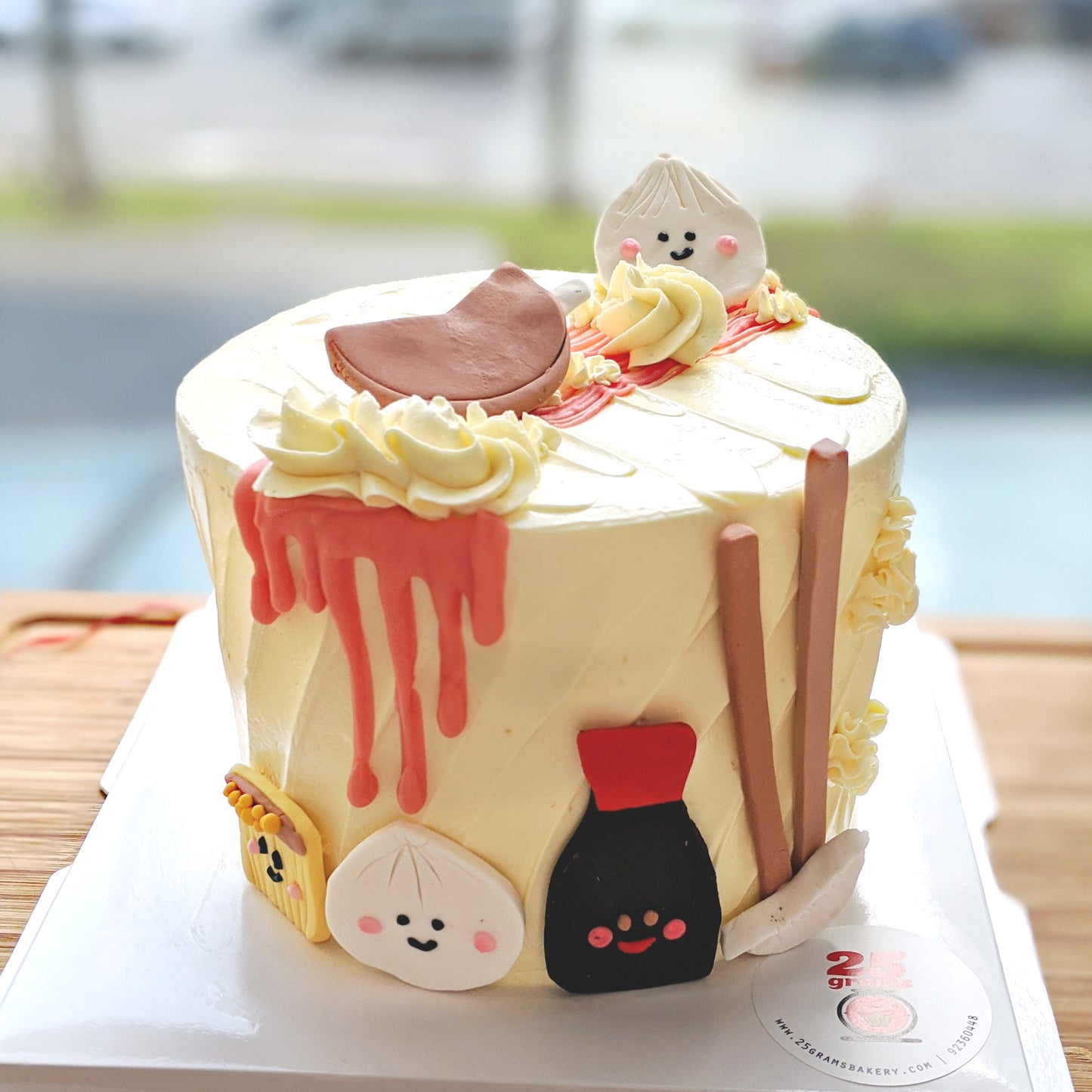 Dim Sum Drip Minimalist Cake *GF/V Avail*