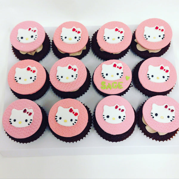 Hello kitty cupcakes 🎀 All handmade - Nightingale Cupcakes