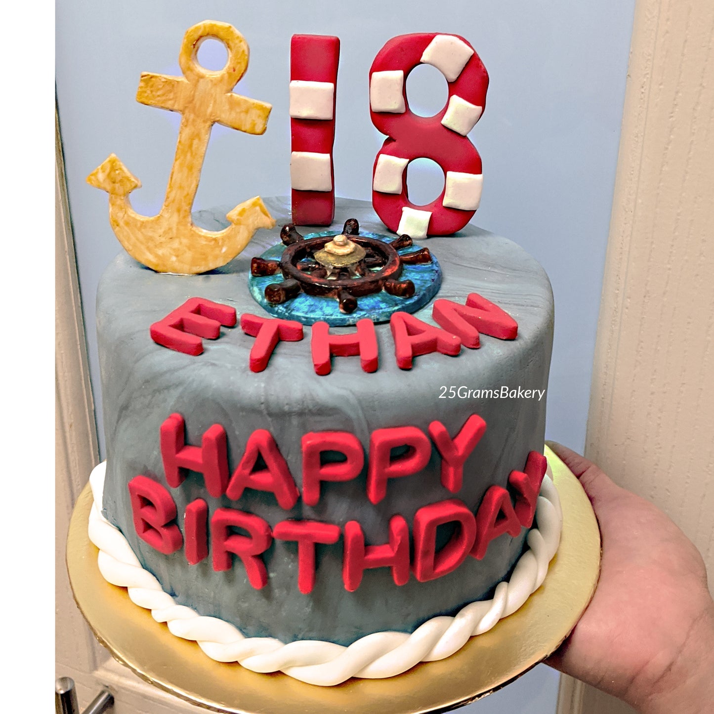 Nautical Cake *GF/V Avail*