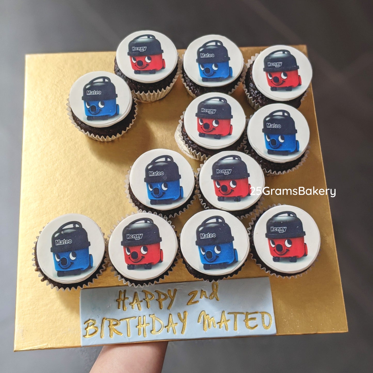 Logo Print Cupcakes