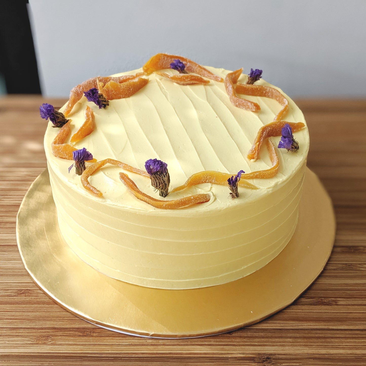 Mango Brown Sugar Vegan Cake