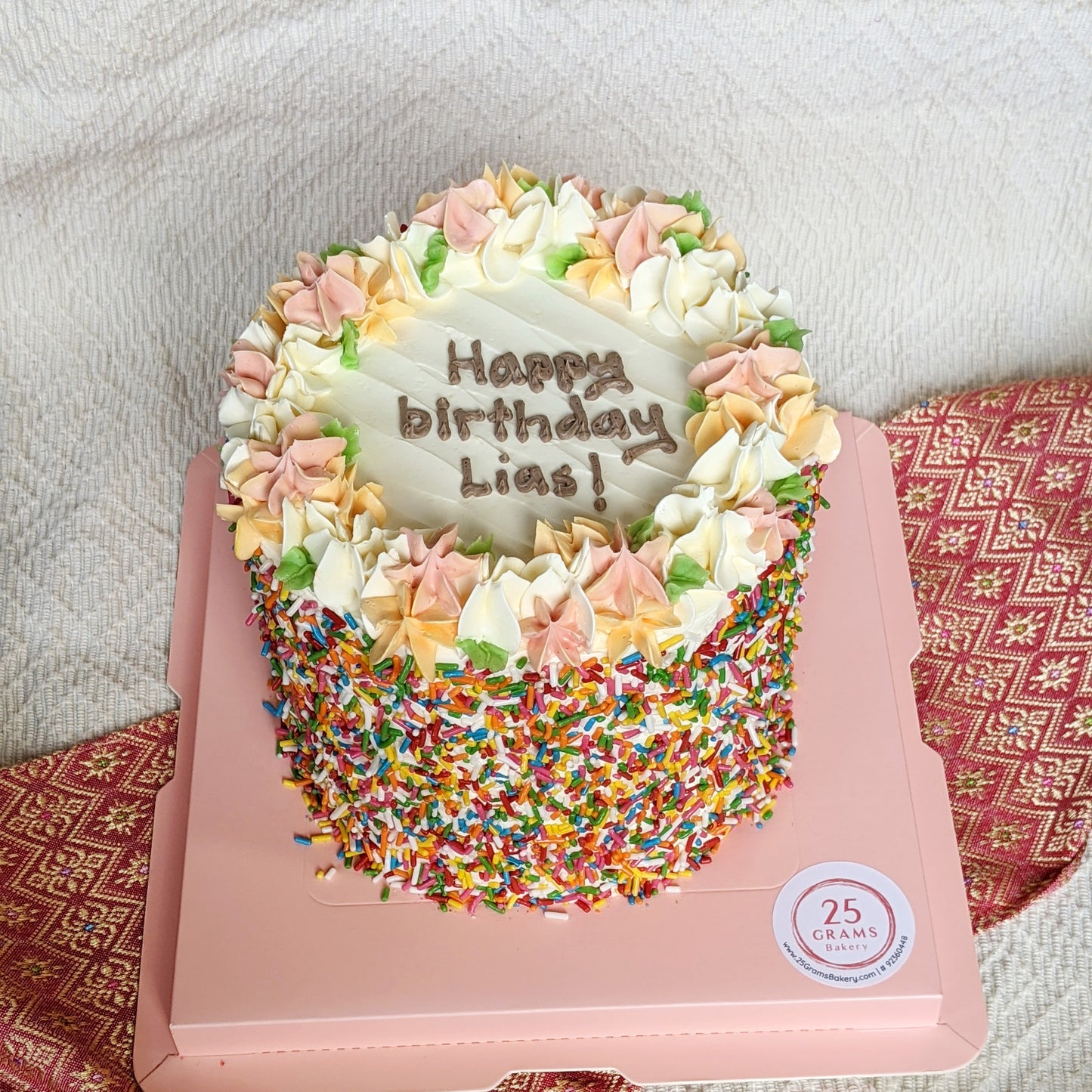 Vegan Rainbow Cake