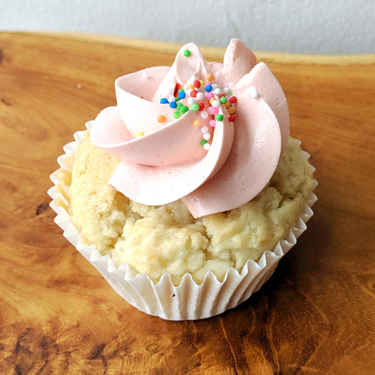 Vegan Mini Strawberry Cupcake