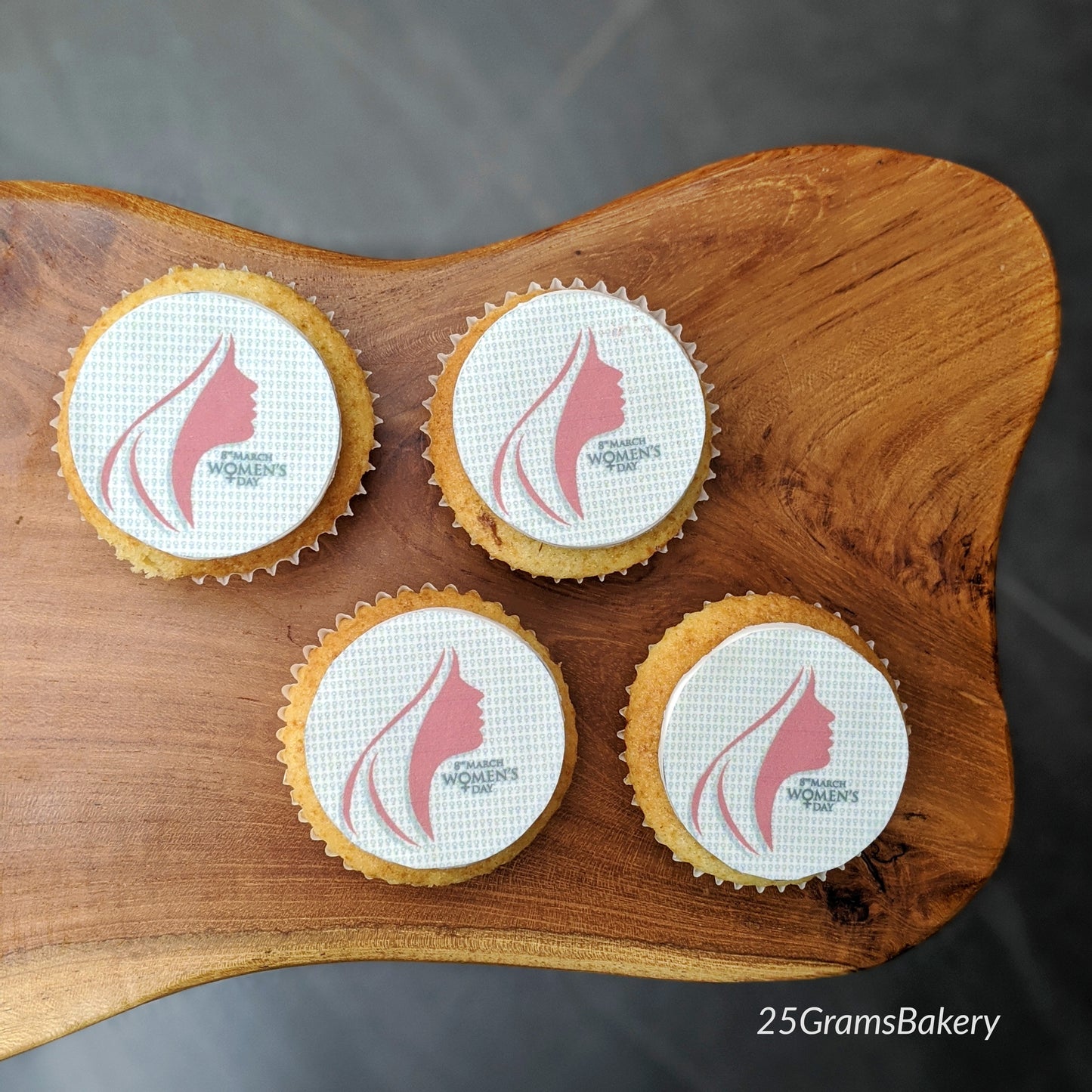 Logo Print Cupcakes