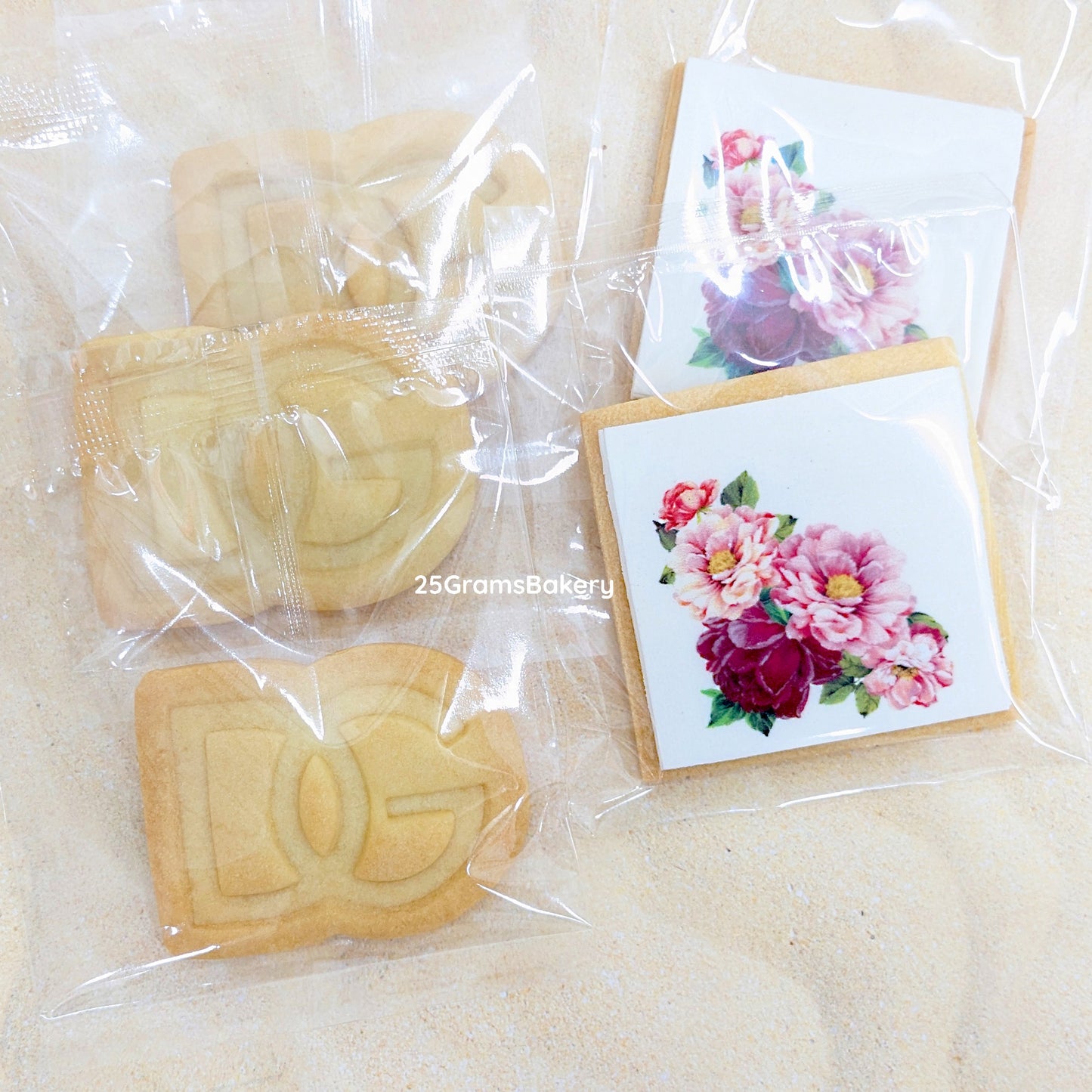 Custom Logo Print / Fondant Message Cookies