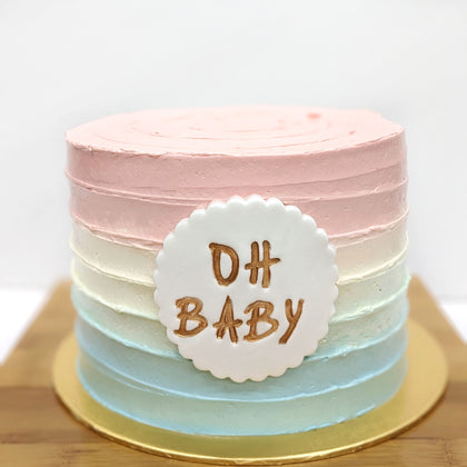 Gender Reveal Cake 3