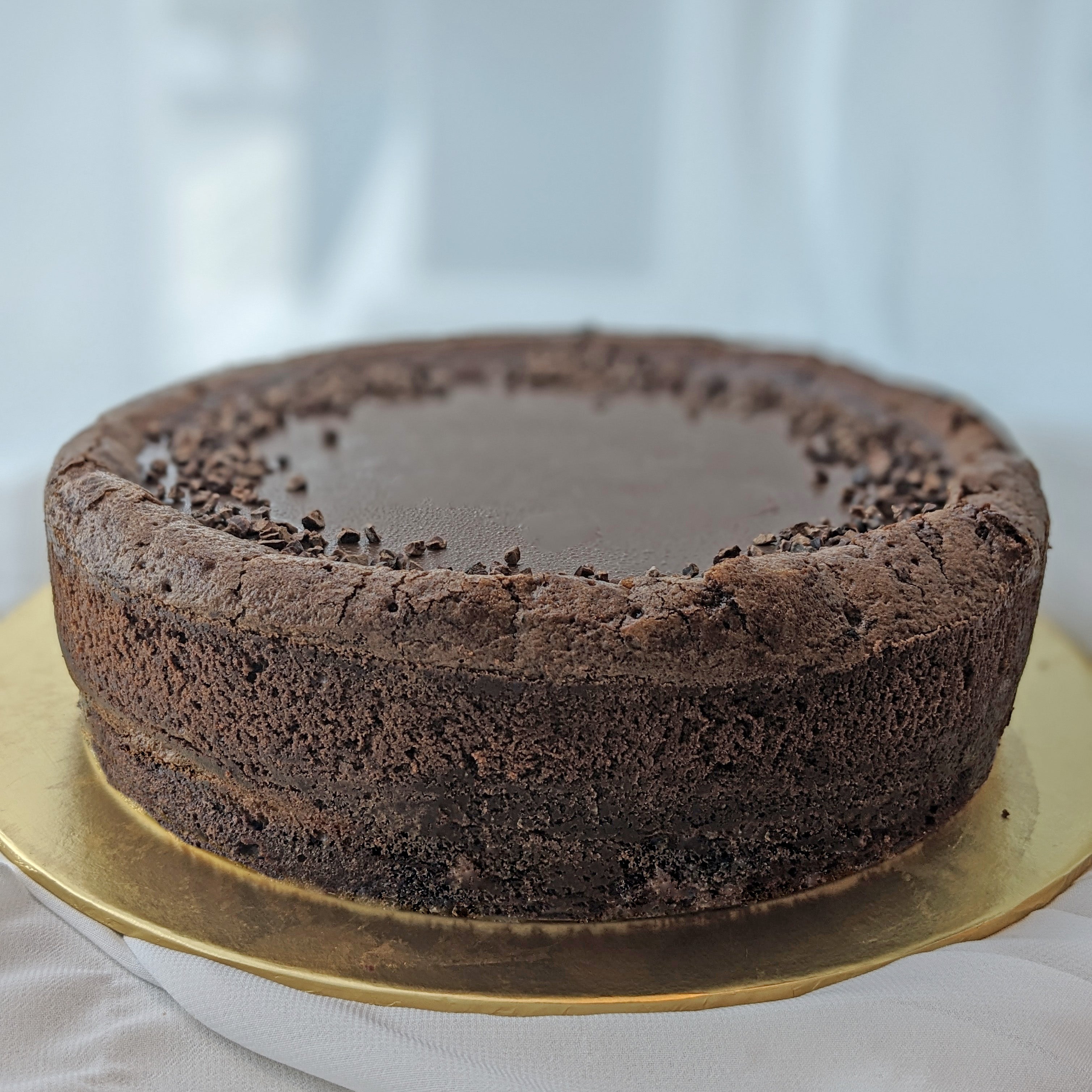 Gluten Free Flourless Twice Baked Chocolate Cake