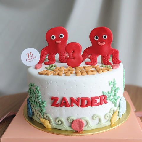 Octopus Under the Sea Cake *V/GF Avail*