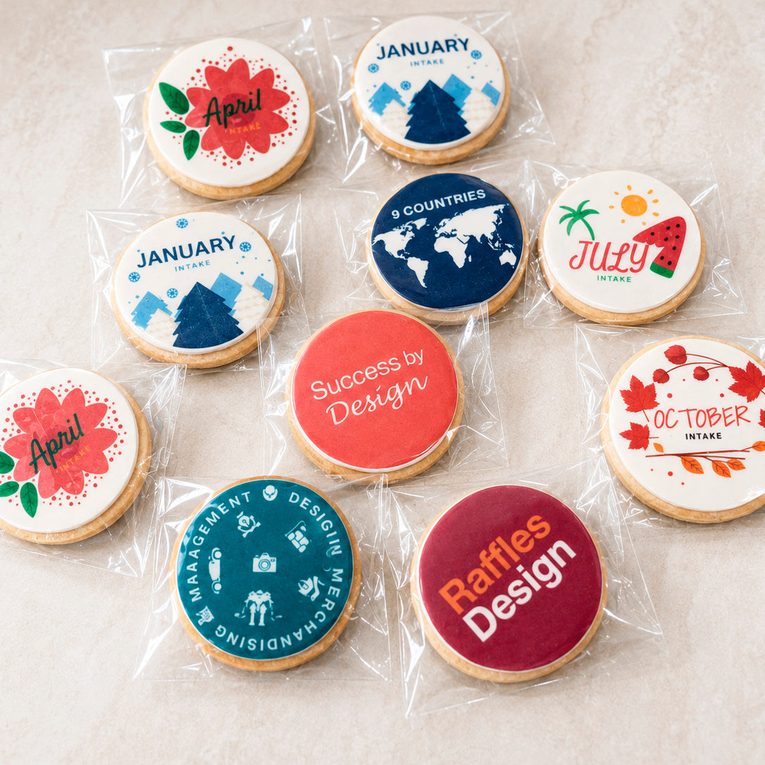 Custom Logo Print / Fondant Message Cookies