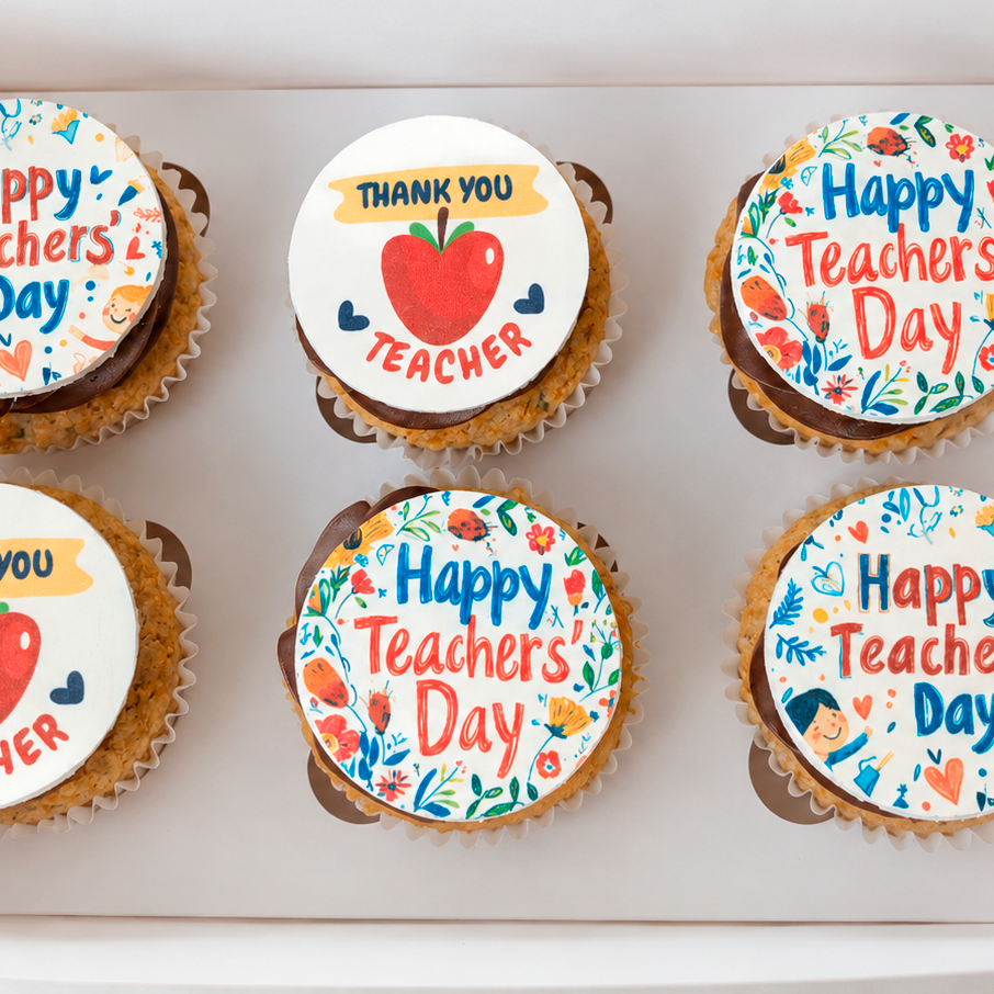 Logo Print Cupcakes