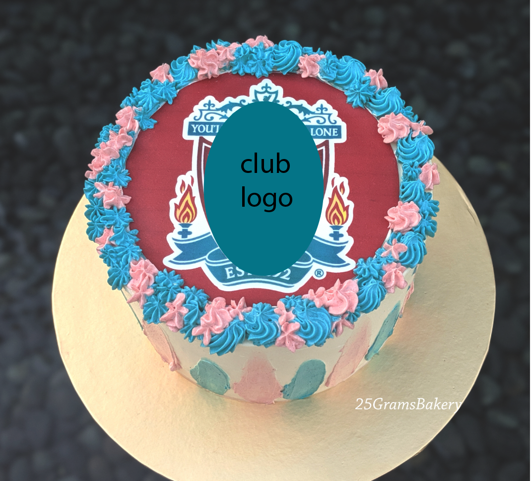 Football Club Cake *GF/V Avail* : Choose Your Team!