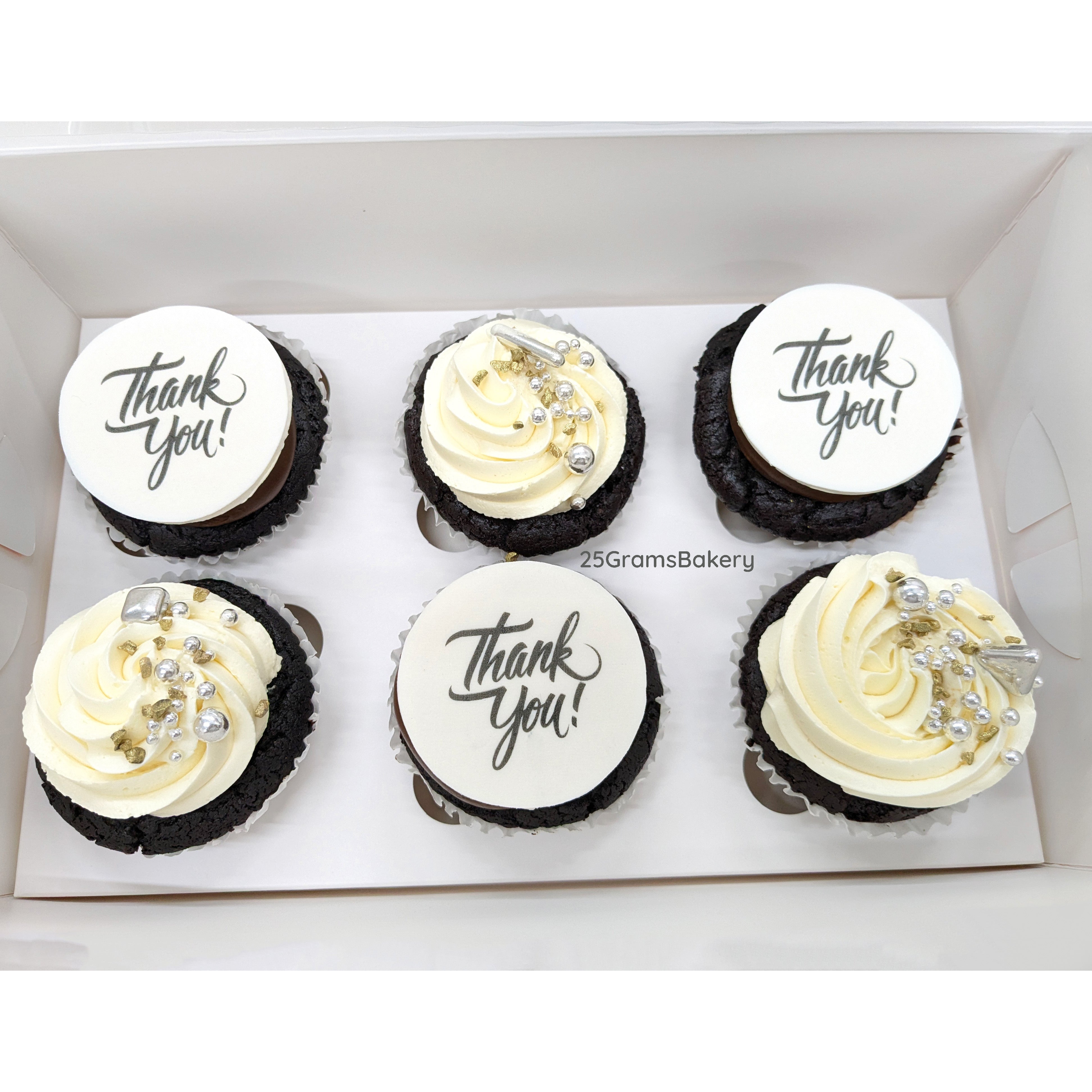 Thank You Cupcakes (6pc)