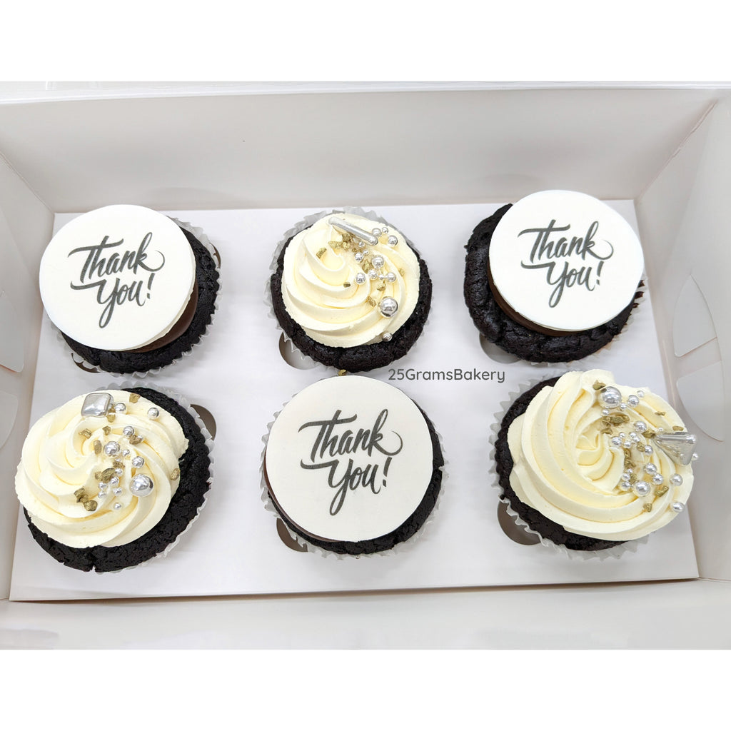 Thank You Cupcakes (6pc)
