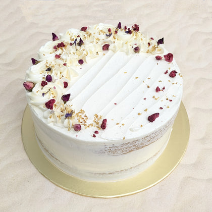 Gluten Free & Vegan Vanilla Cake: Choose your frosting