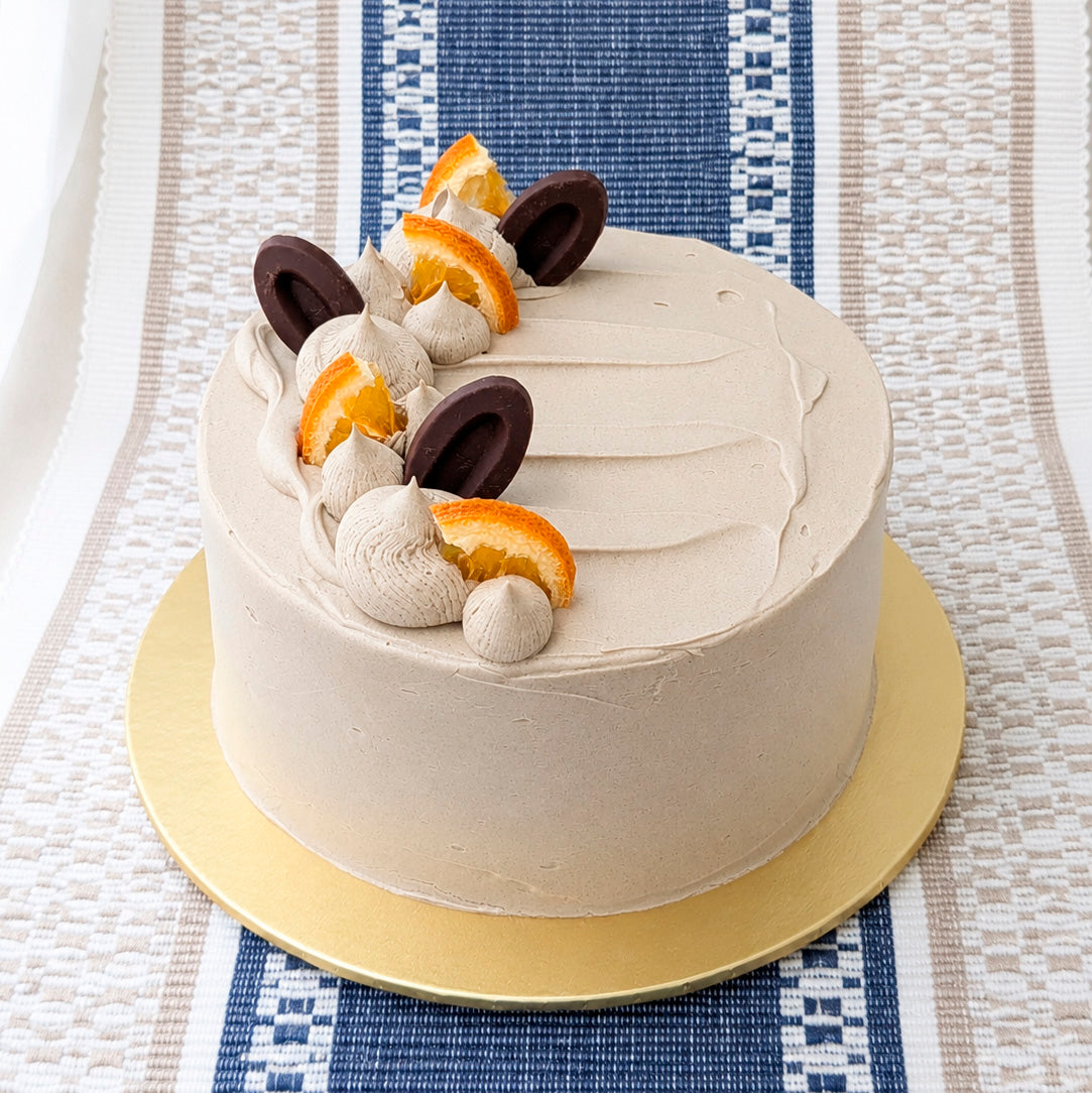 Japanese Hojicha Milo Cake
