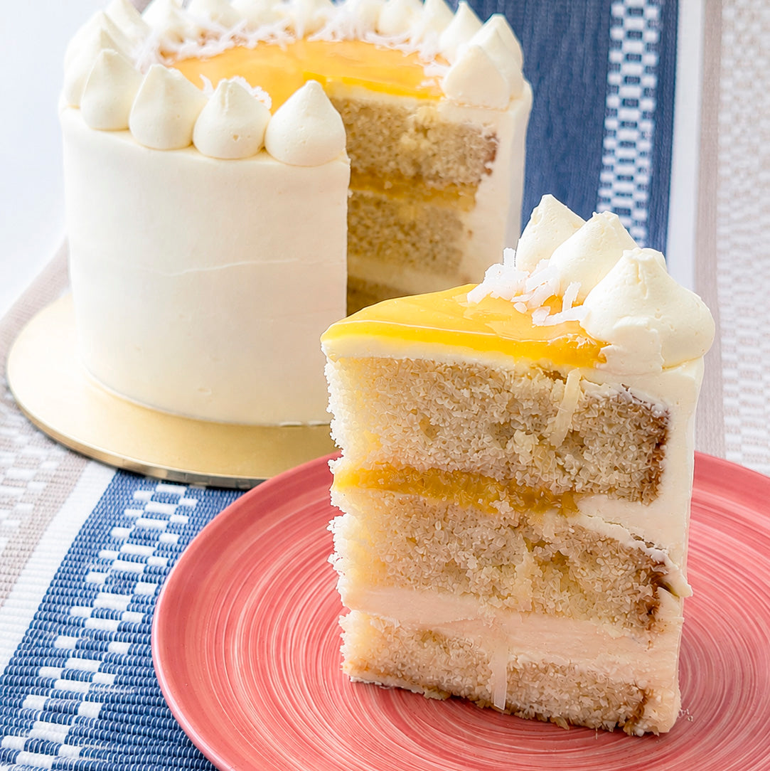 White Chocolate Passionfruit Cake