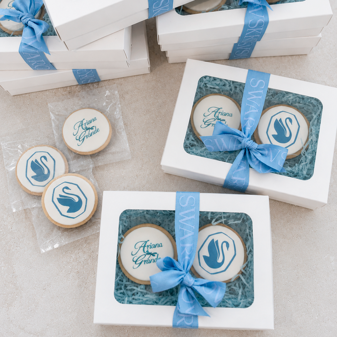 Custom Logo Print / Fondant Message Cookies