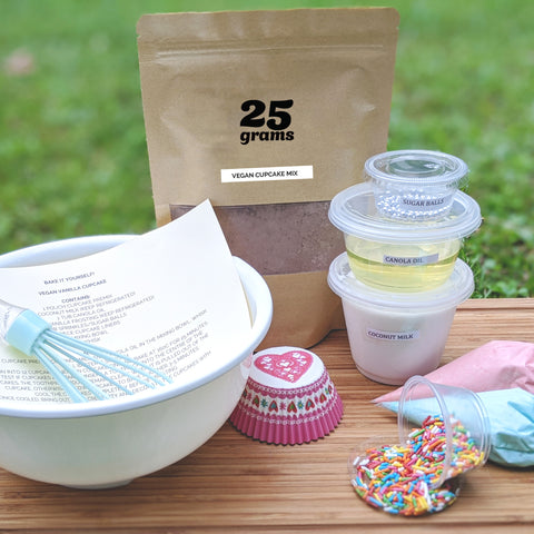 Bake it yourself Vegan Cupcake Kit (Egg & Dairy-free)