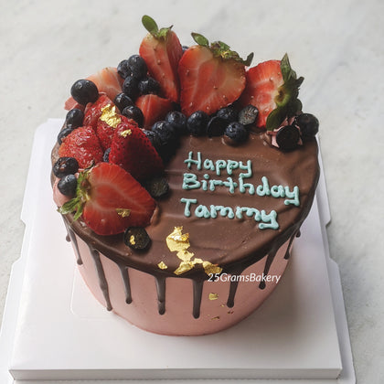 Berry Drip Cake *GF/V Avail*