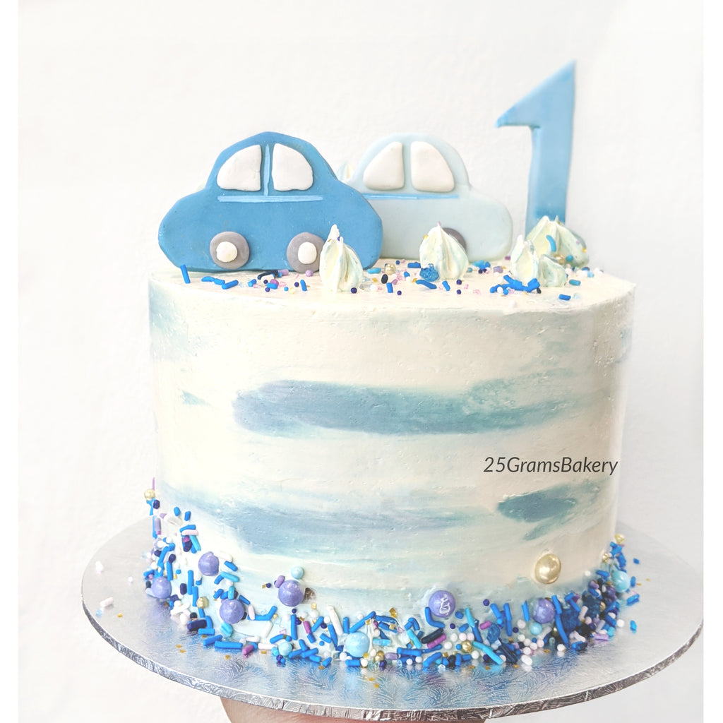 Little Blue Car Cake *GF/V Avail*