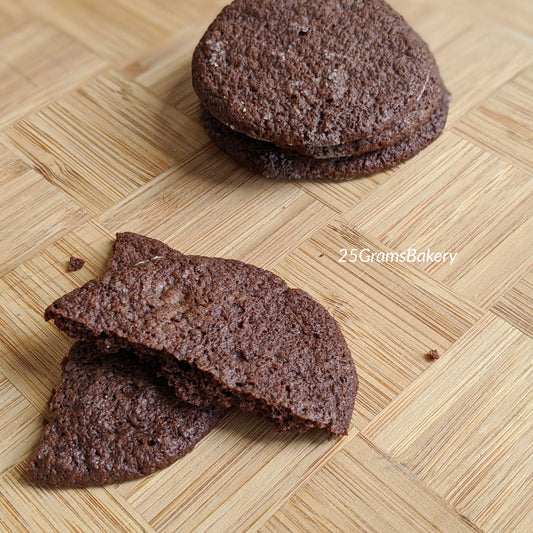 Sea Salt Double Choc Chip Cookies