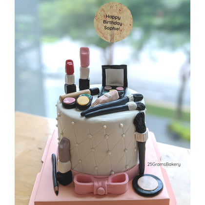 Make Up Fondant Cake *V/GF Avail*