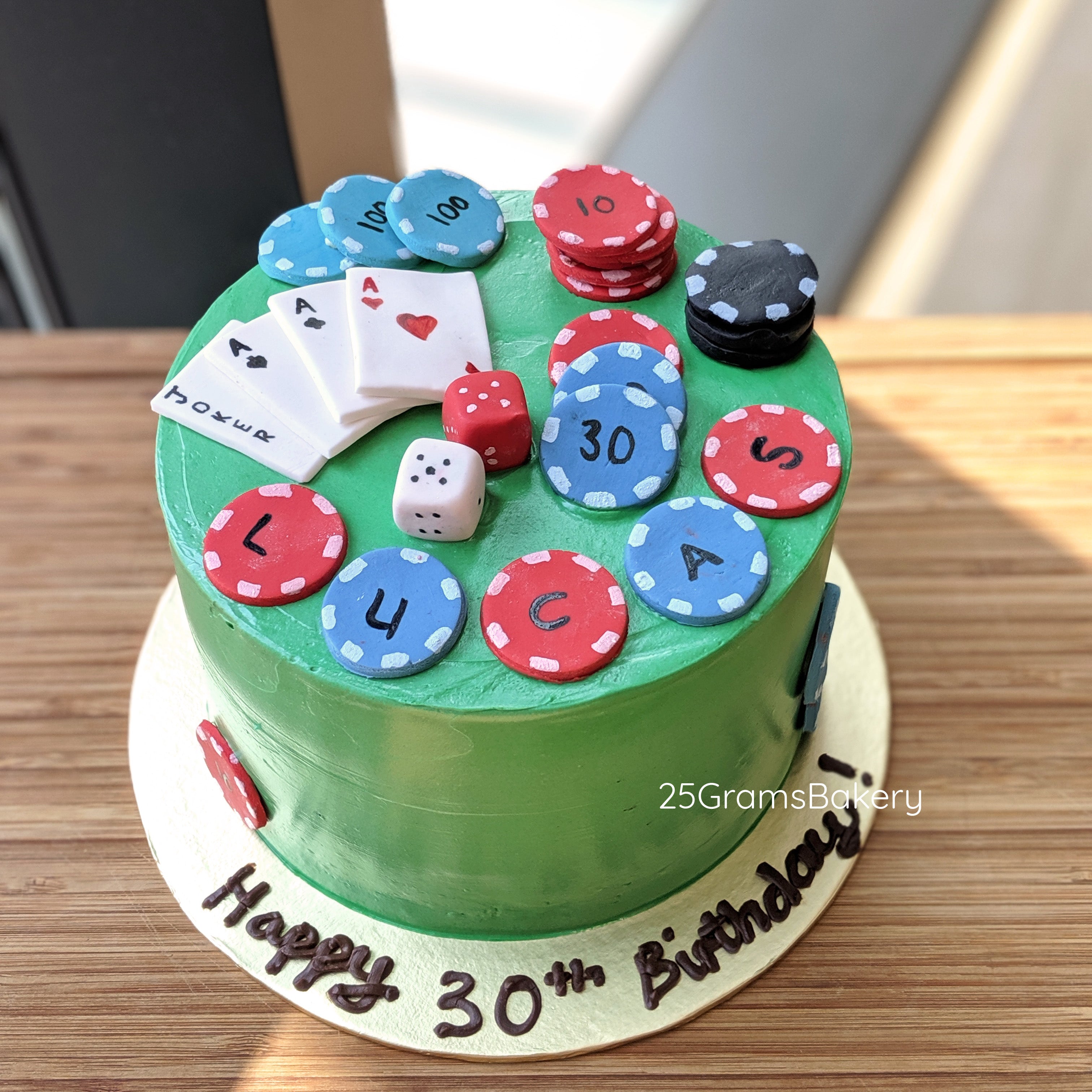 Poker Cake *GF/V Options avail*