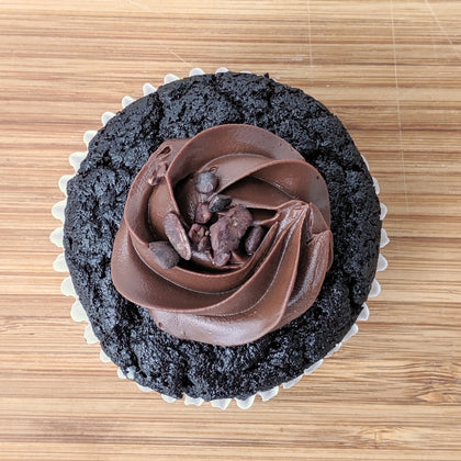 Vegan Chocolate Mudcake Cupcake