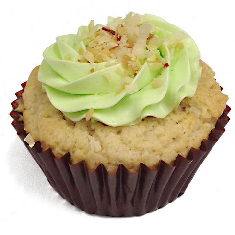 Vegan Pandan Coconut Cupcake