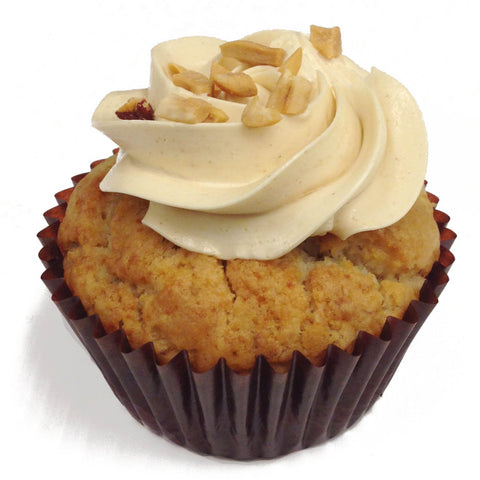 Vegan Banana Peanut Butter Cupcake