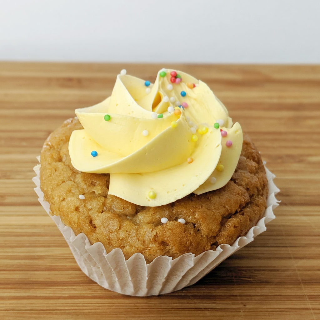 Vegan Mango Brown Sugar Cupcake