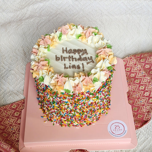Vegan Rainbow Cake